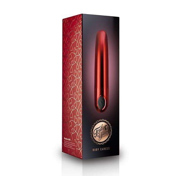 Вибропуля Rocks Off Ruby Caress, 10 режимов, от батарейки SX2429