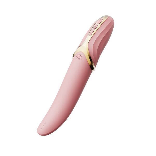 Вибратор Zalo &ndash; EVE Sakura Pink, вибрация + ротация, имитация язычка, подогрев до 39 &deg;C SO9549
