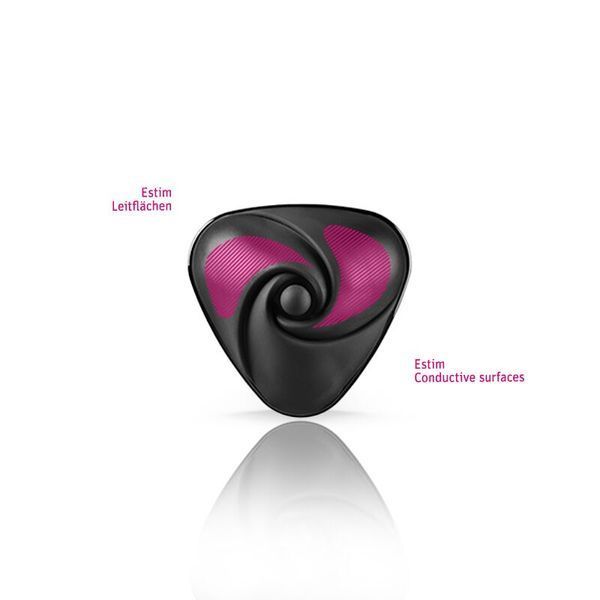 Вибратор для клитора с электростимуляцией Mystim Heart&acute;s Desire Black Edition SO8146