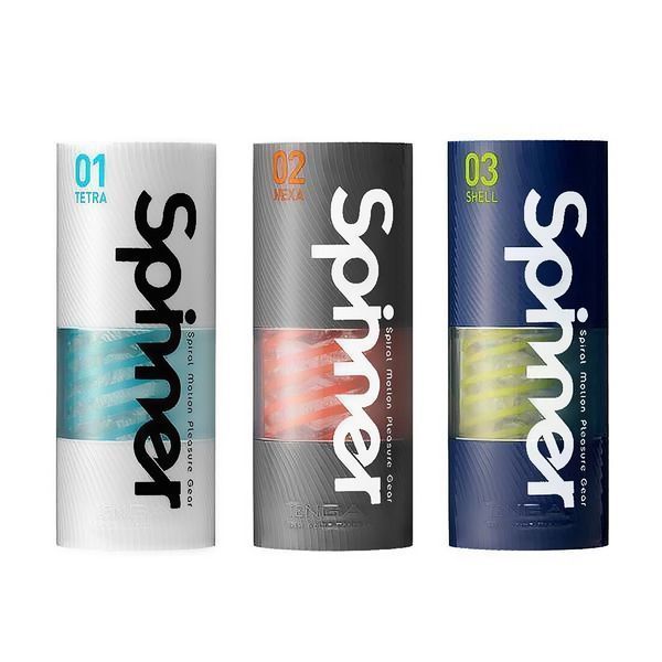 Мастурбатор Tenga Spinner 03 Shell с упругой стимулирующей спиралью внутри SO2748