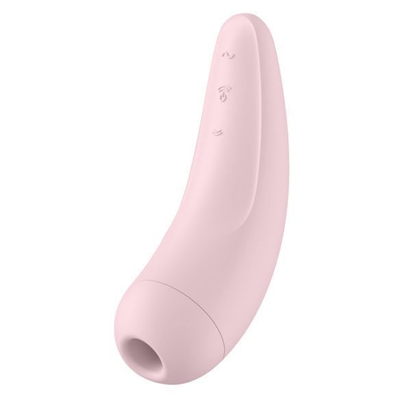 Вакуумный клиторальный стимулятор Satisfyer Curvy 2+ Pink с управлением через интернет SO3782