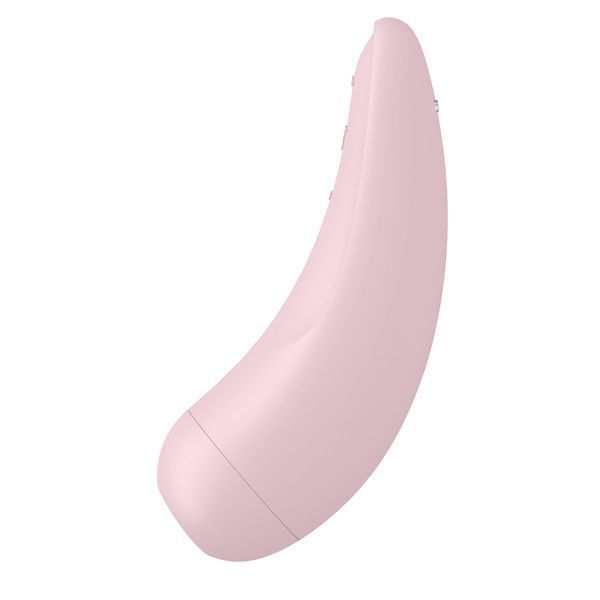 Вакуумный клиторальный стимулятор Satisfyer Curvy 2+ Pink с управлением через интернет SO3782