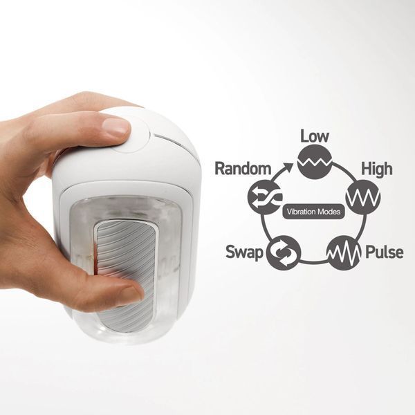 Мастурбатор Tenga Flip Zero Gravity Electronic Vibration White SX3178