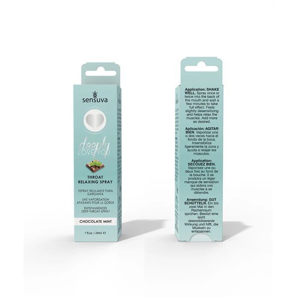 Спрей для глубоких оральных ласк Sensuva Deeply Love You Chocolate Mint (29 мл) SO3193