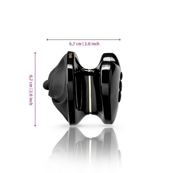 Вибратор для клитора с электростимуляцией Mystim Heart&acute;s Desire Black Edition SO8146