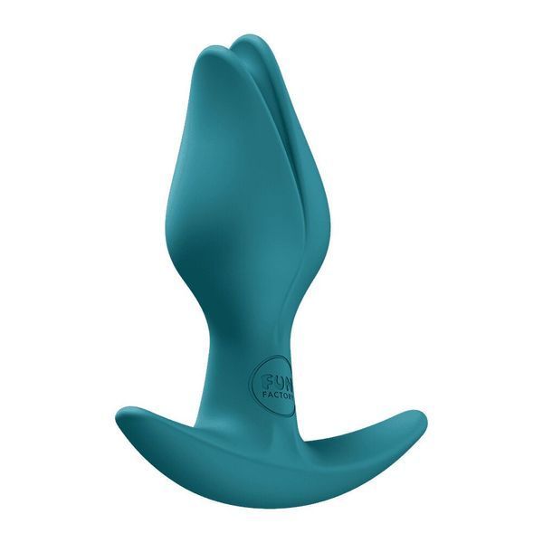 Анальна пробка Fun Factory BOOTIE FEM Bottle Green, у вигляді бутона, діаметр 2,9 см, тонкий обмежувач SX3693