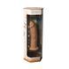 Фалоімітатор SilexD Robby Caramel (MODEL 2 size 6in), двошаровий, силікон + Silexpan, діаметр 3,5см SO5019 фото 6