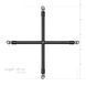Крестовина БДСМ для фиксации рук и ног Bedroom Fantasies Hog Tie Cross Bar With Cuffs SX3050 фото 3